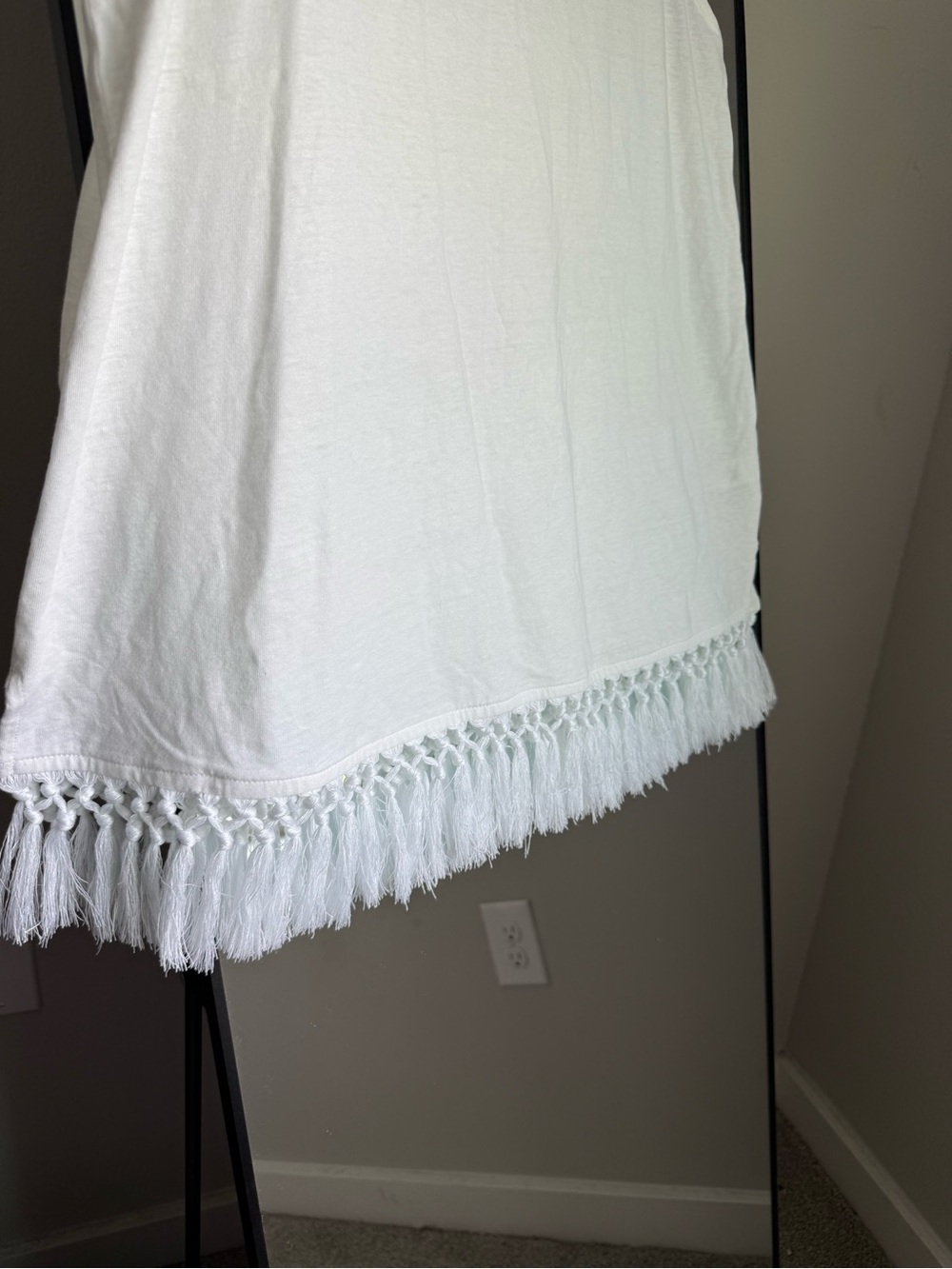 J Jill linen cotton blend white tank Large - Picture 4 of 6